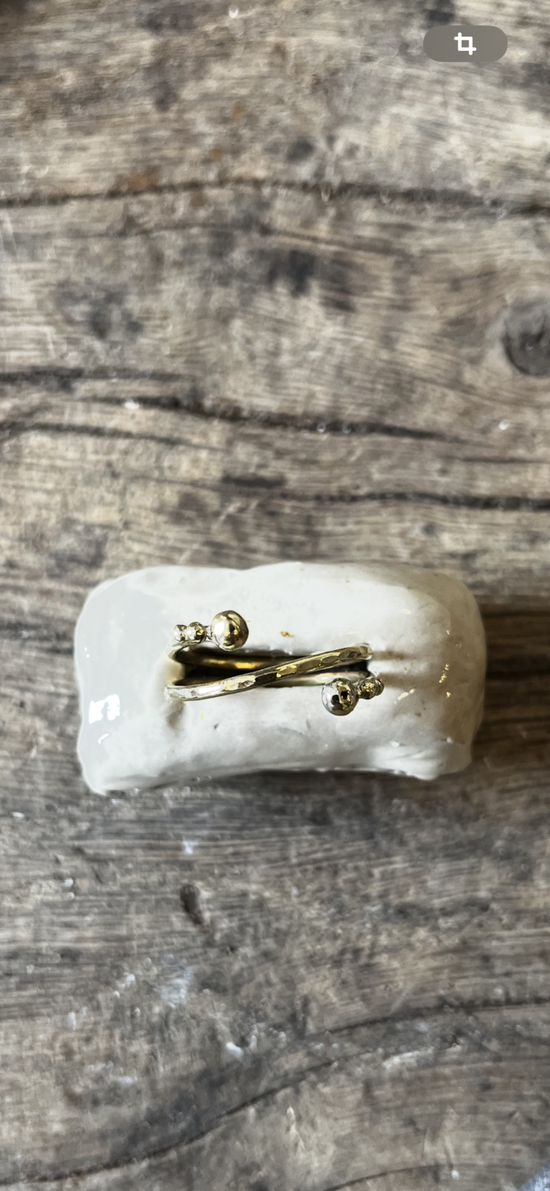 Bague spirales boules